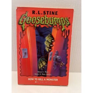 GOOSEBUMPS How To Kill‎ A Monster by R. L. Stine 1996 90s Vintage Y2K Paperback